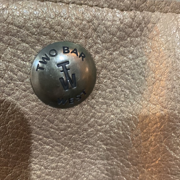 Two bar west metallic pebble leather “like new”. NWOT Sergio cowhide strap - Picture 3 of 8